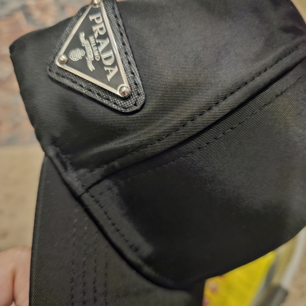 Prada nylon baseball cap